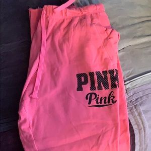 Pink boyfriend pants